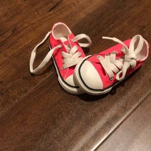 Baby size 3 converse hot pink